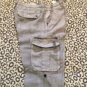 Men’s linen cargo pants